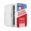 Picture of Cooluli K10LGA Mini Fridge Coca-Cola Americana Retro (10 Liter/12 Can) Portable AC/DC Powered Cooler and Warmer