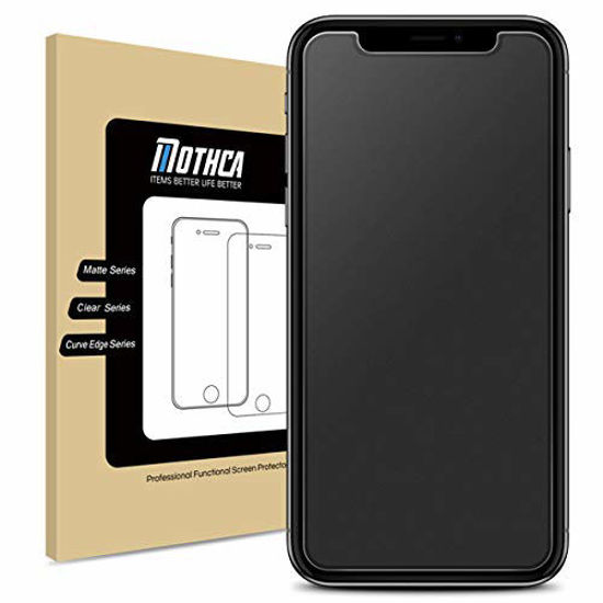 Picture of Mothca Matte Screen Protector for iPhone XR/iPhone 11 Anti-Glare & Anti-Fingerprint Tempered Glass Clear Film Case Friendly 3D Touch Easy Install Bubble Free for iPhone XR/iPhone 11- Smooth as Silk