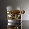 Picture of Godinger Cigar Whiskey Glass - Old Fashioned Whiskey Glass With Indented Cigar Rest