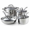 Picture of Cook N Home 8-Piece Stainless Steel Cookware Set, Silver