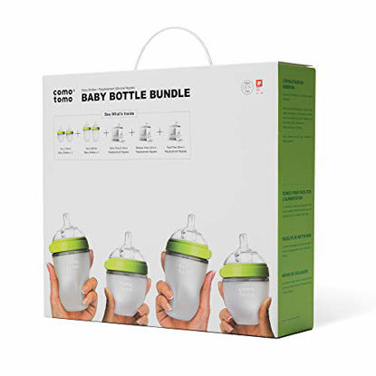 Picture of Comotomo Baby Bottle Bundle, Green