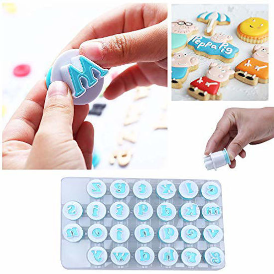 Alphabet Cake Stamp Tools,Letter Fondant Stamps with Decorating  Brushes,Numbers Fondant Mold for Cookie Cake Decorating | Lazada
