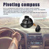 Picture of Electronic Marine Navigation Compass Dashboard Boat Compass Dash Mount LED Light Pivoting for Car Compass Automotive