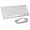 Picture of Wireless Keyboard and Mouse for iPad (iPadOS 13 and Above), SPARIN Keyboard and Mouse Compatible with iPad 10.2 ( iPad 8th / 7th Generation) / iPad Air 4 / iPad Pro / iPad Mini, Silver White