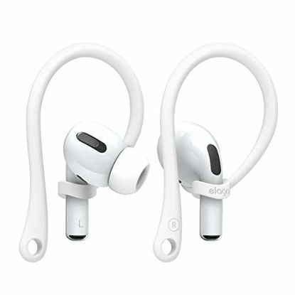 Picture of elago AirPods Pro Ear Hooks Designed for Apple AirPods Pro and Designed for AirPods 1 & 2 (White) [US Patent Registered]