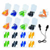 Picture of Ear Plugs for Sleeping,16 Pairs Noise Canceling Ear Plugs Soft Reusable Silicone Earplugs Waterproof Noise Reduction Earplugs for Concert,Swimming,Study,Loud Noise,Snoring