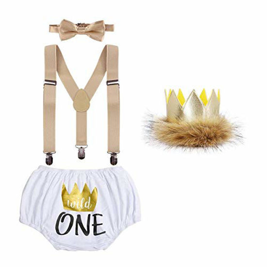 Wild one cake smash best sale outfit boy