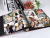 Picture of RECUTMS Cover Photo Album 600 Pockets Hold 4x6 Photos,Rose Pattern PU Leather Picture Albums Holds 600 Horizontal and Vertical Photos Book with Black Pages Gift Family Wedding Anniversary (Champagne)