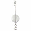 Picture of Featherland Paradise | Creative Foraging Systems Hanging Foraging Sphere & Kabob with Stainless Steel Bell, Interactive Bird Treat Toy