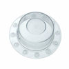 Picture of SlipX Solutions Bottomless Bath Overflow Drain Cover for Tubs, Adds Inches of Water to Your Bathtub for a Warmer, Deeper Bath (Clear, 4 inch Diameter)