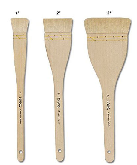 GetUSCart- Creative Mark Hake Paintbrush Set, Soft White Hair Stitch ...