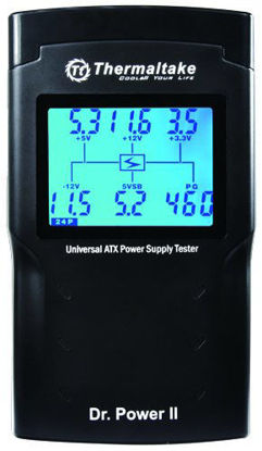Picture of Thermaltake Dr. Power II Automated Power Supply Tester Oversized LCD for All Power Supplies - AC0015