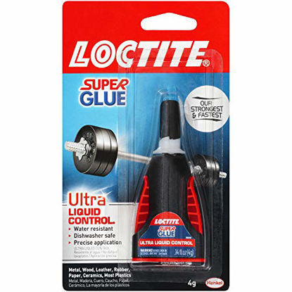 Picture of Loctite 1647358 Super Glue Ultra Control, 4 Grams, Single, Fast Acting Liquid Formula
