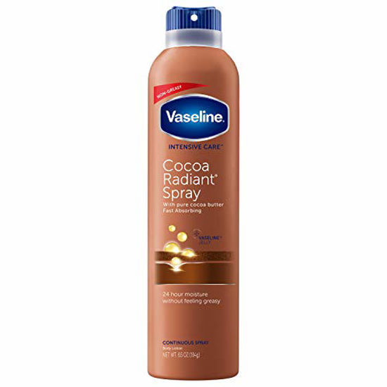 Picture of Vaseline Spray and Go Moisturizer in Cocoa Radiant, 6.5 Ounce