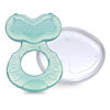 Picture of Nuby Silicone Teethe-EEZ Teether with Bristles, Includes Hygienic Case, Aqua