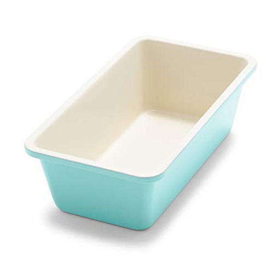 Picture of GreenLife Bakeware Healthy Ceramic Nonstick, Loaf Pan, 8.5" x 4.4", Turquoise