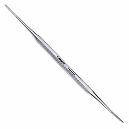 Picture of Macs Professional Ingrown Toe Nail File One Side Sraight and One Side Curved Fine Point Made of High Grade Surgical Stainless Steel -609-1