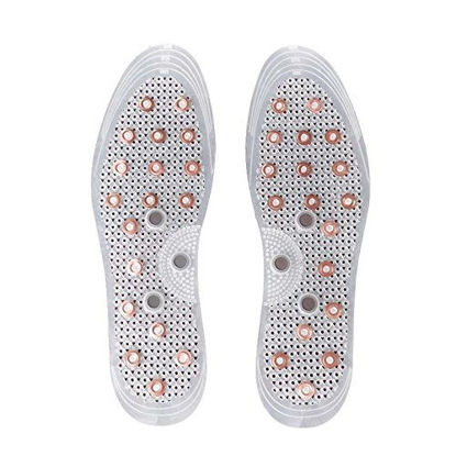 Picture of Samwoo Anti-Odor Acupressure Copper Magnetic Massage Shoe Insoles