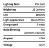 Picture of Outdoor String Lights 25 Feet G40 Globe Patio Lights with 26 Edison Glass Bulbs(1 Spare), Waterproof Connectable Hanging Lights for Backyard Porch Balcony Party Decor, E12 Socket Base, Black