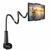 Picture of Tryone Gooseneck Tablet Stand, Tablet Mount Holder for iPad iPhone Series/Nintendo Switch/Samsung Galaxy Tabs/Amazon Kindle Fire HD and More, 30in Overall Length(Black)