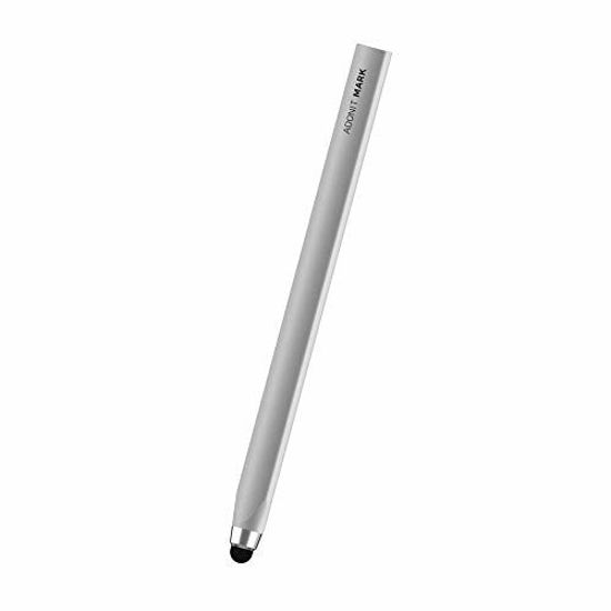 Picture of Adonit Mark (Silver) Executive Capacitive Stylus for Touchscreen Kindle Touch iPad/Air/iPad Pro/Mini, iPhone 11/Pro Max/8/7/XR/XS/XR/X, Samsung S10/9/8/Plus/Note+, and All Android iOS Devices Tablets