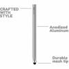 Picture of Adonit Mark (Silver) Executive Capacitive Stylus for Touchscreen Kindle Touch iPad/Air/iPad Pro/Mini, iPhone 11/Pro Max/8/7/XR/XS/XR/X, Samsung S10/9/8/Plus/Note+, and All Android iOS Devices Tablets