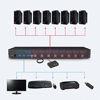 Picture of RIJER 8 Port Manual Smart VGA USB KVM Switch 801UK PC Computer DVR Selector 1 KM Combo Controls 8 Hosts with Extension Switcher and 8PCS Original Cable