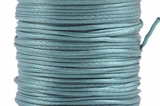 KONMAY Various Sizes and Colors of Nylon Satin Silk Beading Cord, Ratt
