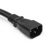 Picture of UPS Server Y Splitter C14 to 2 x C13 Power Extension Cable