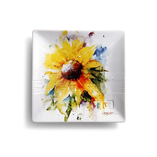 Picture of Demdaco Big Sky Carvers Sunflower Snack Plate, Multicolored