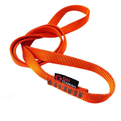 Picture of GM CLIMBING One Unit 16mm Nylon Sling Runner 60cm / 24inch (Fluorescent Orange)