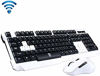 Picture of Keyboard Mouse Combos,Soke-Six Waterproof Multimedia 2.4GHz Wireless Gaming Keyboard with USB Cordless Ergonomic Mouse DPI Control for Desktop PC Laptop(White)