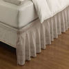 Picture of EasyFit Wrap Around Eyelet Ruffled Bed Skirt (Queen/King), White