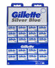 Picture of 50 Silver Blue Double Edge Razor Stainless Blades Made in Russia