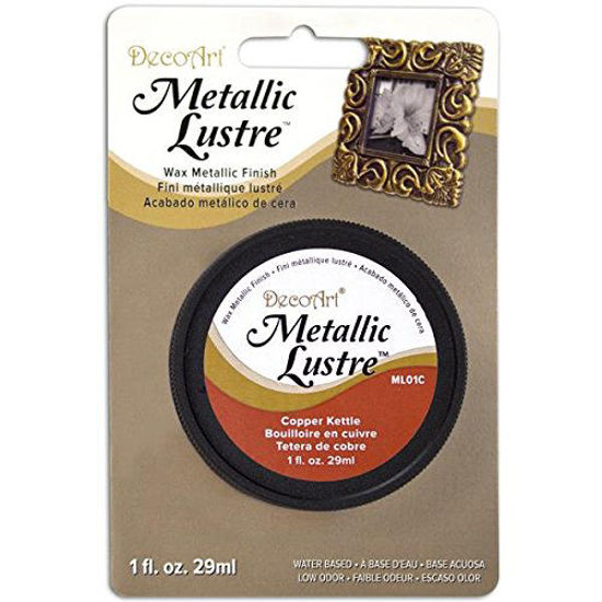 Picture of DecoArt Metallic Lustre Wax, 1-Ounce, Copper Kettle, 1 oz