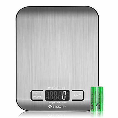 1pc Food Scale LCD Kitchen Scale with 6 Units and Tare Function, Electric  Digital Scale Grams And Ounces For Baking, Cooking, Meal Prep