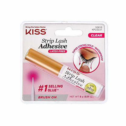 Picture of KISS Strip Eyelash Adhesive, Clear 0.176 Oz KPLGL01