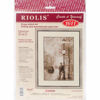 Picture of RIOLIS 1611 - Old Photo. Waiting - Counted Cross Stitch Kit 10.25"x15" Zweigart 14ct. White AIDA 8 Colors