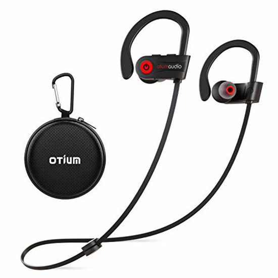 Picture of Otium Wireless Headphones, Bluetooth Headphones, Best Sports Earbuds, IPX7 Waterproof Stereo Earphones for Gym Running 9 Hours Playtime Noise Cancelling Headsets