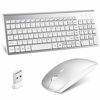 Picture of Wireless Keyboard and Mouse Combo,Ultra Slim with Mute Whispe-Quiet Keys for Laptop Notebook Mac PC Computer Windows OS Android (LC-TZ22-2)