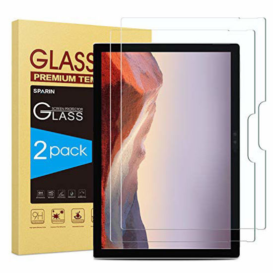 Picture of [2 Pack] SPARIN Screen Protector for Surface Pro 7 Plus / Surface Pro 7 / Surface Pro 6 / Surface Pro (5th Gen) / Surface Pro 4, Tempered Glass with Surface Pen Compatible/Scratch Resistant