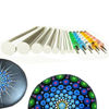 Picture of Mandala Rock Painting Pen Dot Dotting Tools Stencil Brush Set 12 PCS Flat Head 4mm 5mm 6mm 8mm 10mm 12mm 14mm Diameter 5 Stylus (set1)