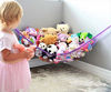 Picture of MiniOwls Toy Hammock Organizer for Stuffed Animals Perfect Storage Idea for Teddies and Dolls. Simple but Strong Solution to Display Childrens Plushies (Purple, Large)