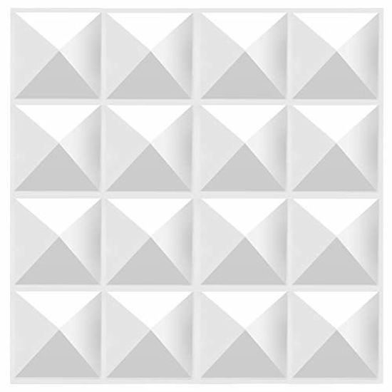 Picture of TroyStudio Acoustic Sound Diffuser Panel 12 X 12 X 1 Inches Pack of 4, Studio Diffuser Wall Decor