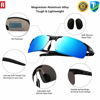 Picture of ROCKNIGHT Polarized Sports Sunglasses Men Blue Rimless Reflective Metal Gifts