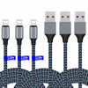 Picture of iPhone Charger,Lightning Cable 3Pack 10Ft Sundix iPhone Charger Cable Nylon Braided Charging Cable Cord Compatible X 8 8plus 7 7plus 6s 6s Plus More-Blue