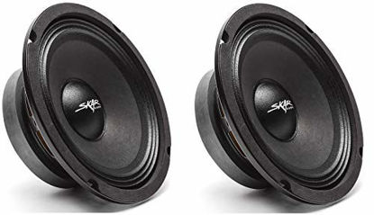 Picture of Skar Audio (2) FSX65-4 (2) FSX65-4 300-Watt 6.5-Inch 4 Ohm MID-Range Loudspeakers - 2 Speakers Black