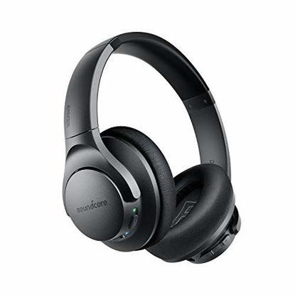 Picture of Anker Soundcore Life Q20 Hybrid Active Noise Cancelling Headphones, Wireless Over Ear Bluetooth Headphones, 40H Playtime, Hi-Res Audio, Deep Bass, Memory Foam Ear Cups, for Travel, Home Office