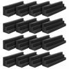 Picture of JBER Column Acoustic Wedge Studio Foam Corner Block Finish Corner Wall in Studios or Home Theater (16 Pack)