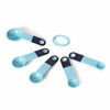 Picture of KitchenAid Classic Measuring Spoons, Set of 5, Aqua Sky/Black